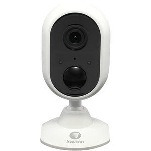 Swann - Indoor 1080p Wi-Fi Wireless Network Surveillance Camera - Black/White